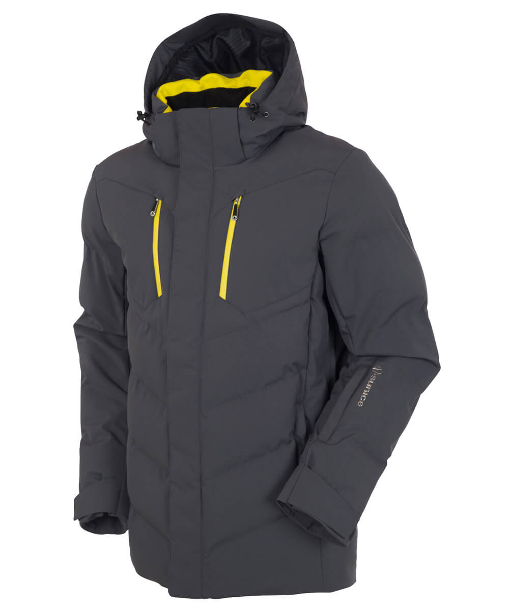 Men&#39;s Boulder Waterproof Insulated Stretch Jacket with Removable Hood