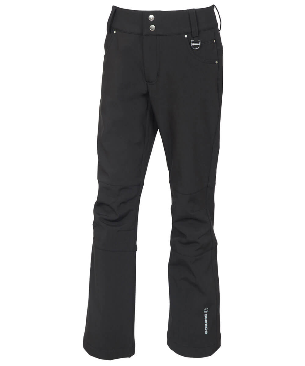 Sunice Women s Cara Waterproof Softshell 5 Pocket Pant Black 2