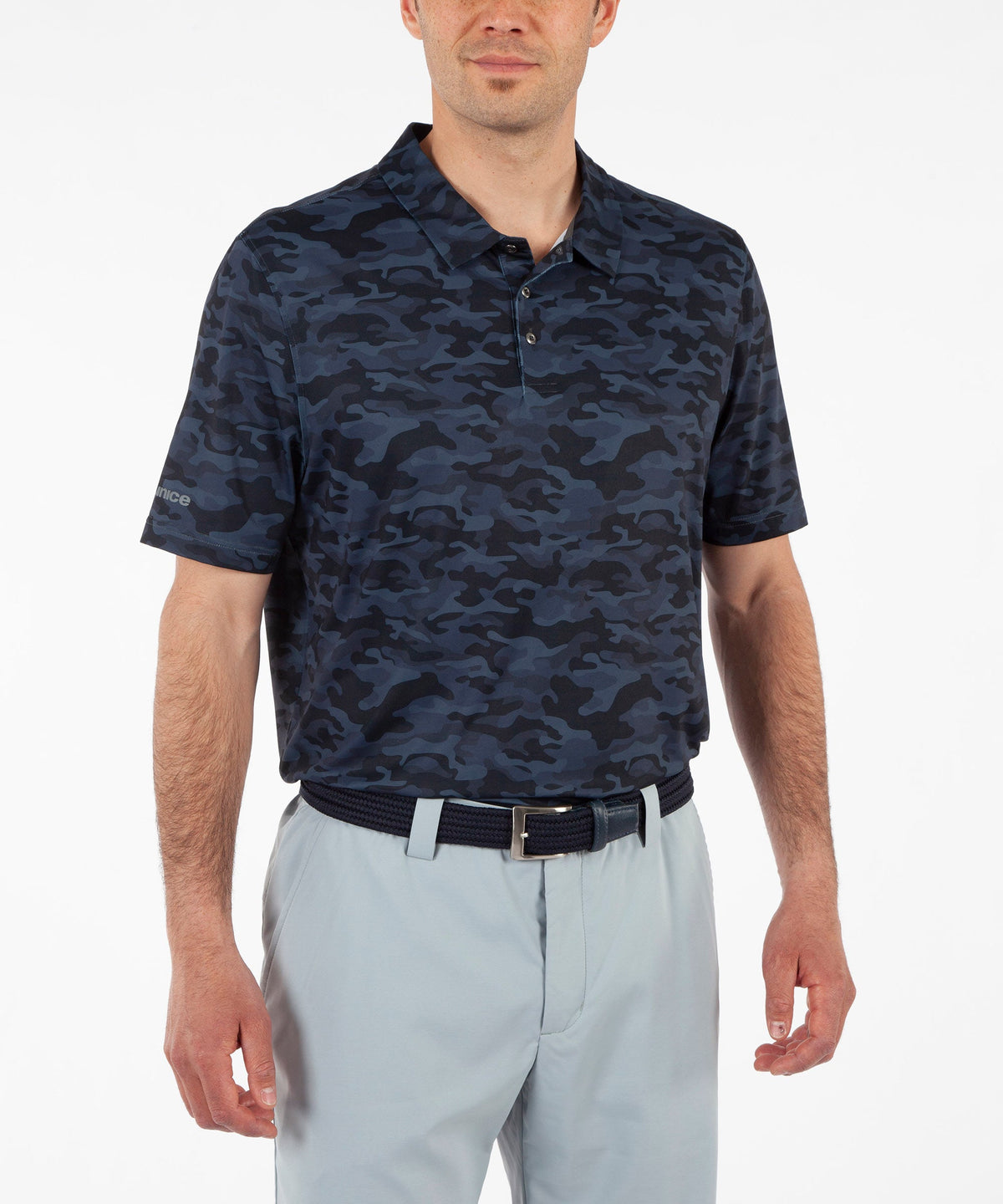 Men&#39;s Martin Camo Print Short Sleeve Polo Shirt