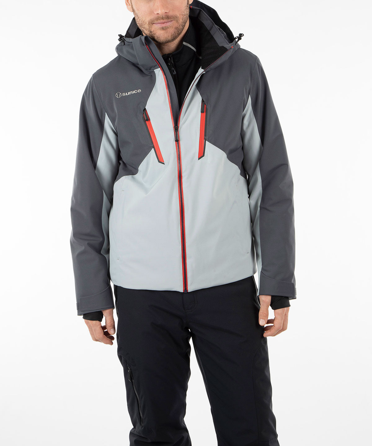 Men's Marc Waterproof Stretch Jacket with Removable Hood – Sunice