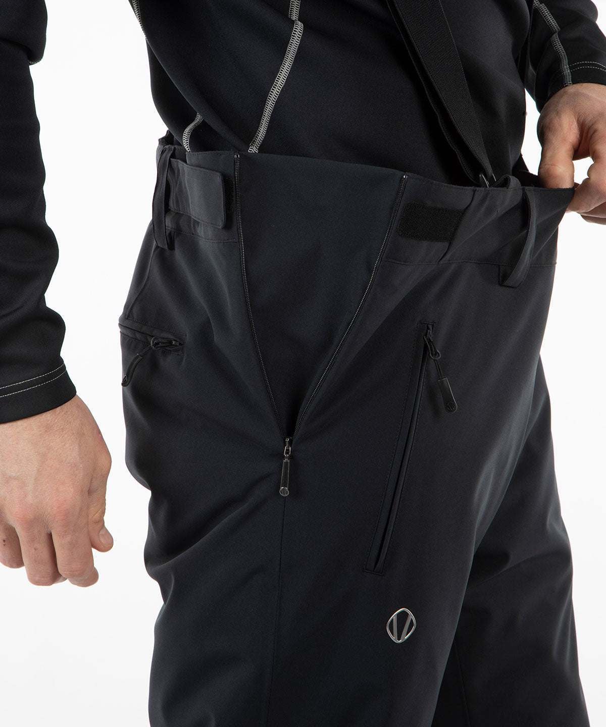 Men's Brett Waterproof Stretch Suspender Pant Black / XL