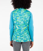 Glowing Green Shadow Print/Midnight
