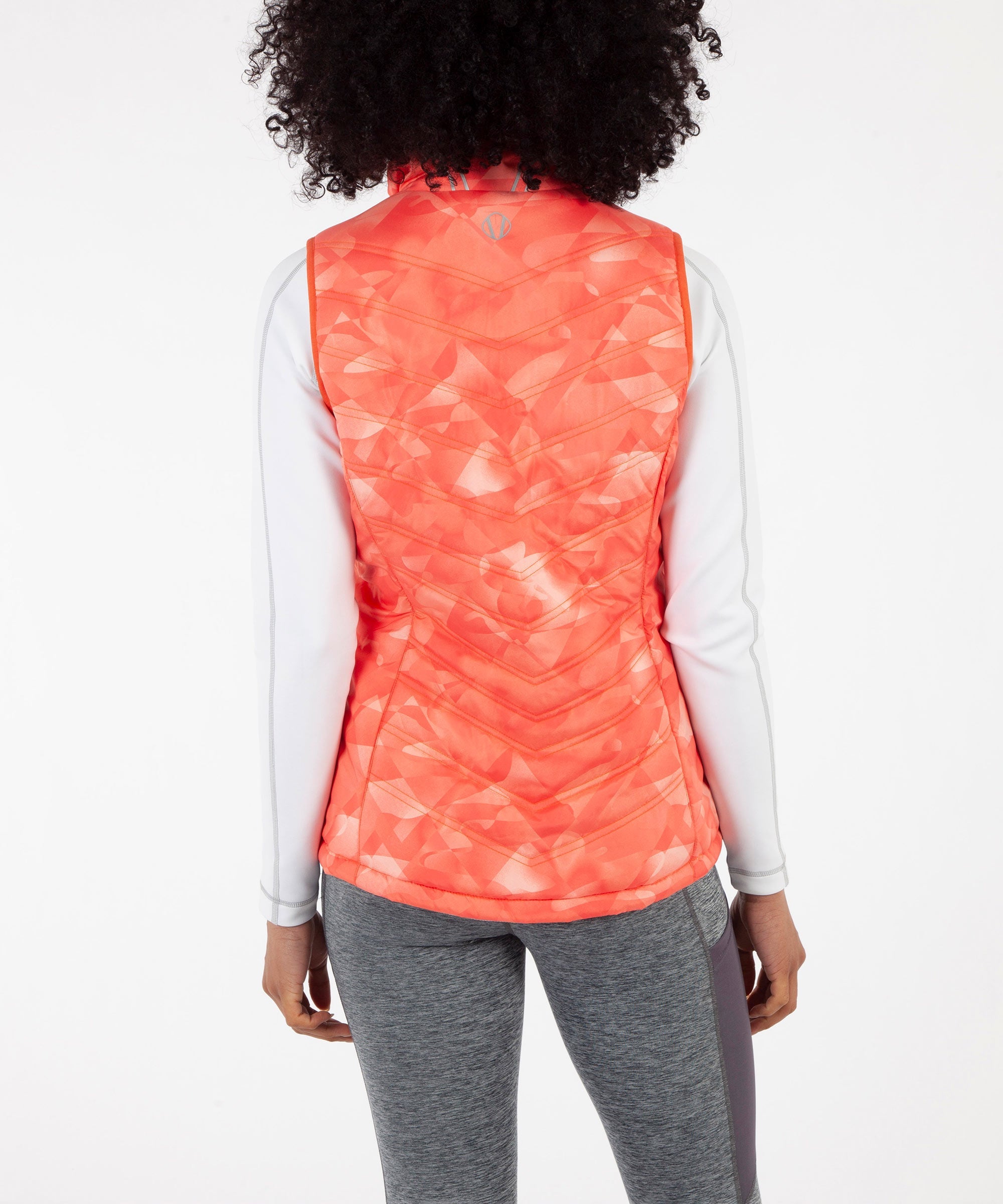 Tango Orange Shadow Print/Oyster