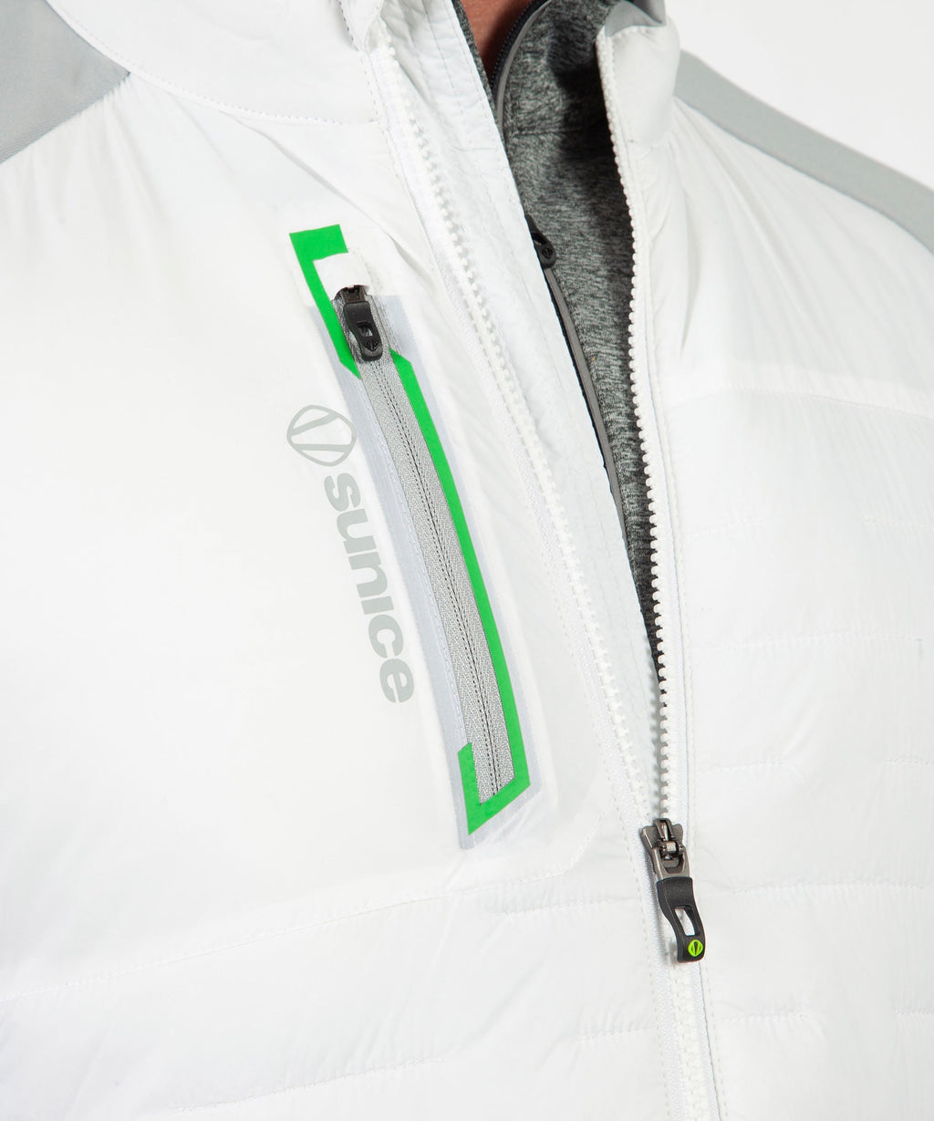 Pure White/Emerald