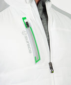Pure White/Emerald