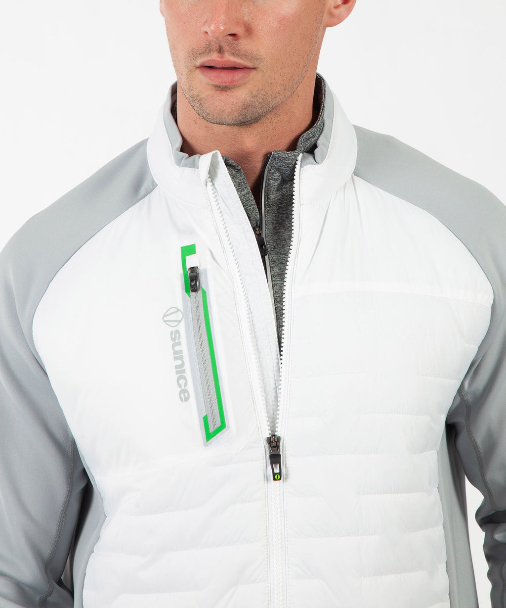 Pure White/Emerald
