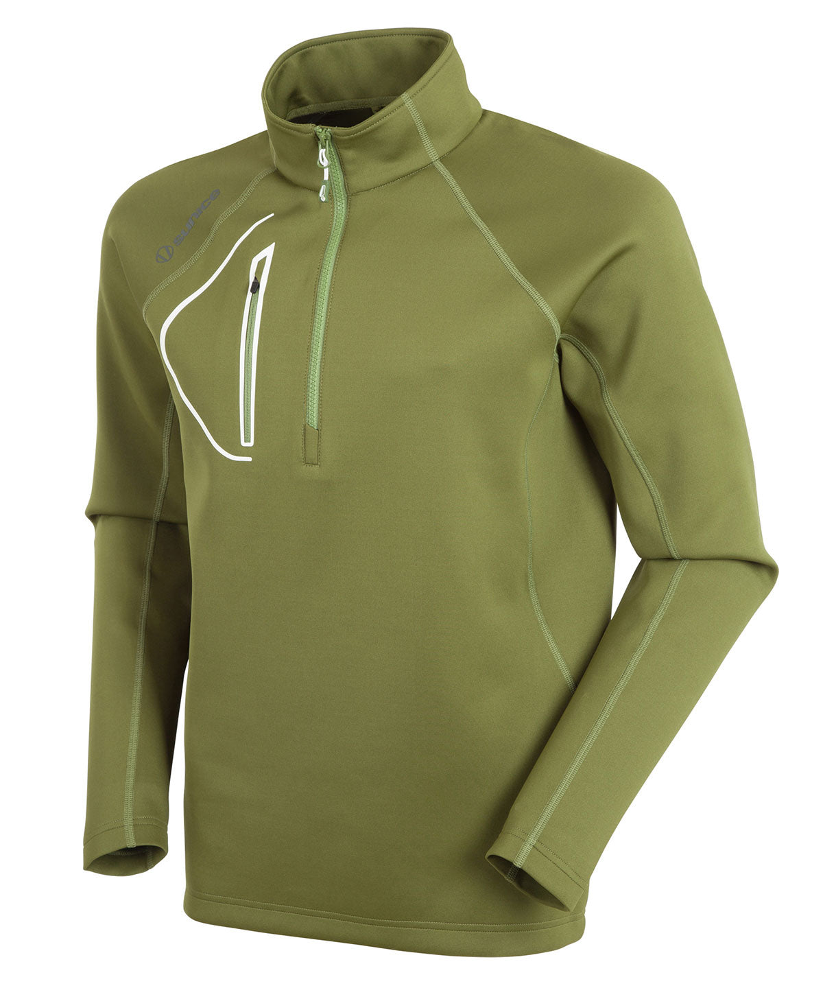 Army Green/Pure White