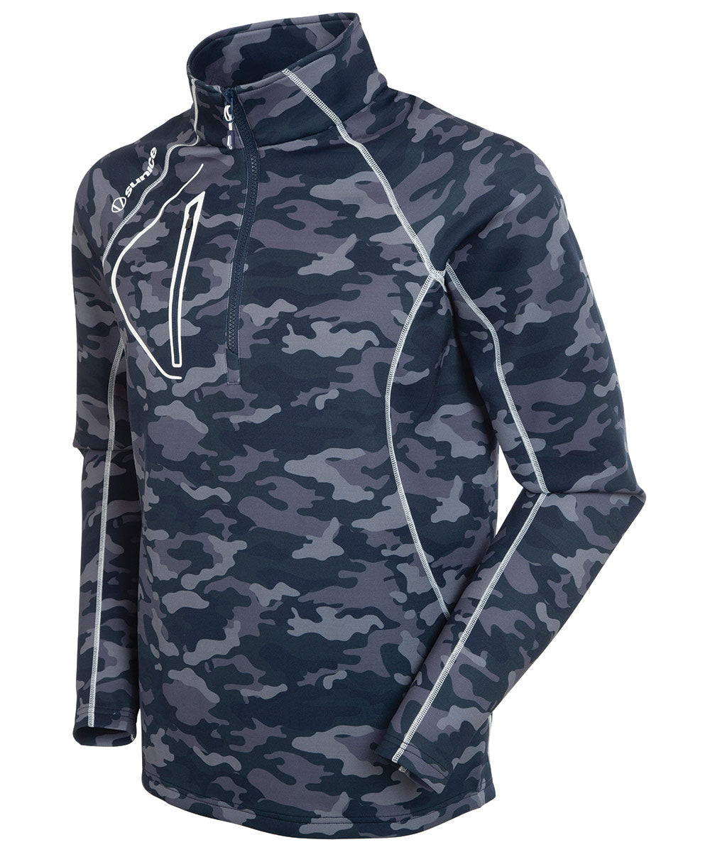 Sunice Hoodie Sunice Allendale Men's Thermal Half-Zip Pullover