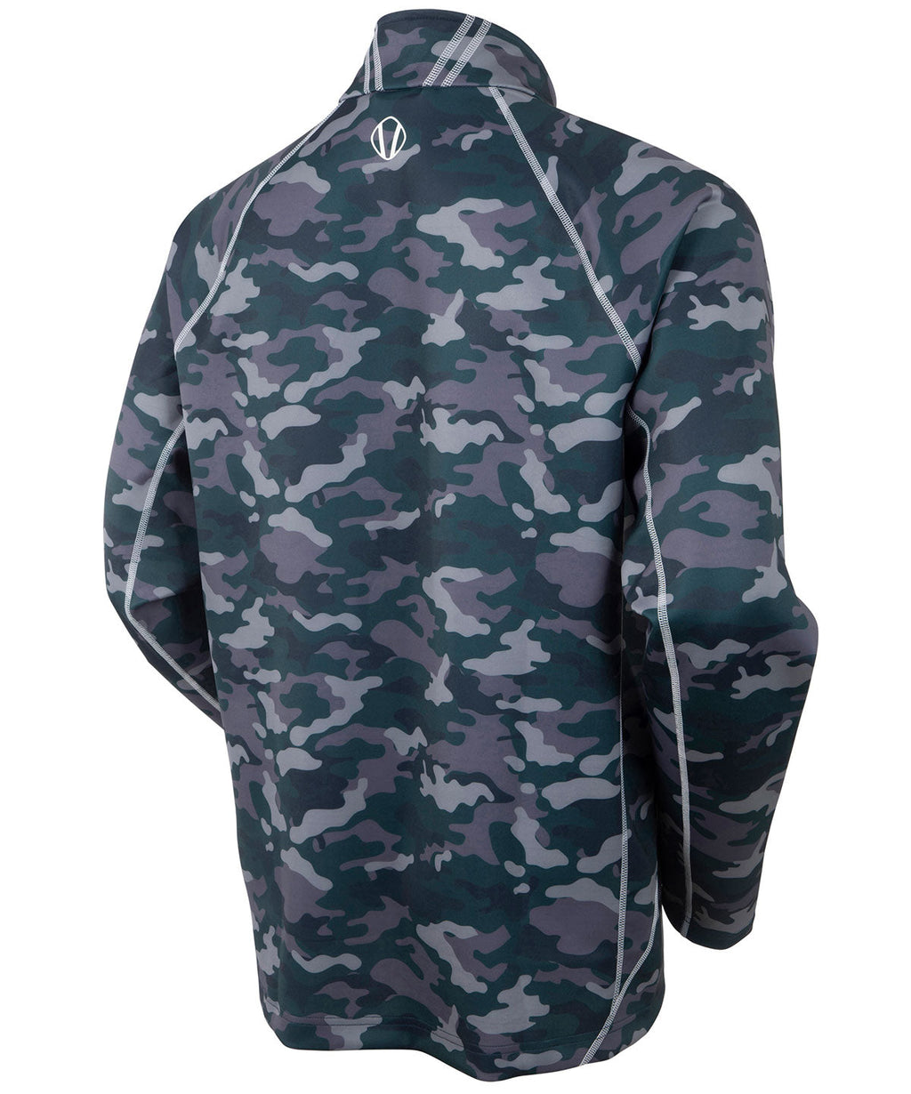 Green Camo Print/Pure White