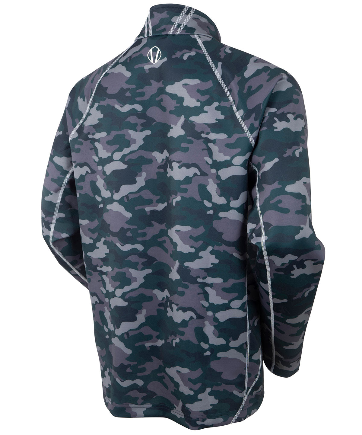 Green Camo Print/Pure White