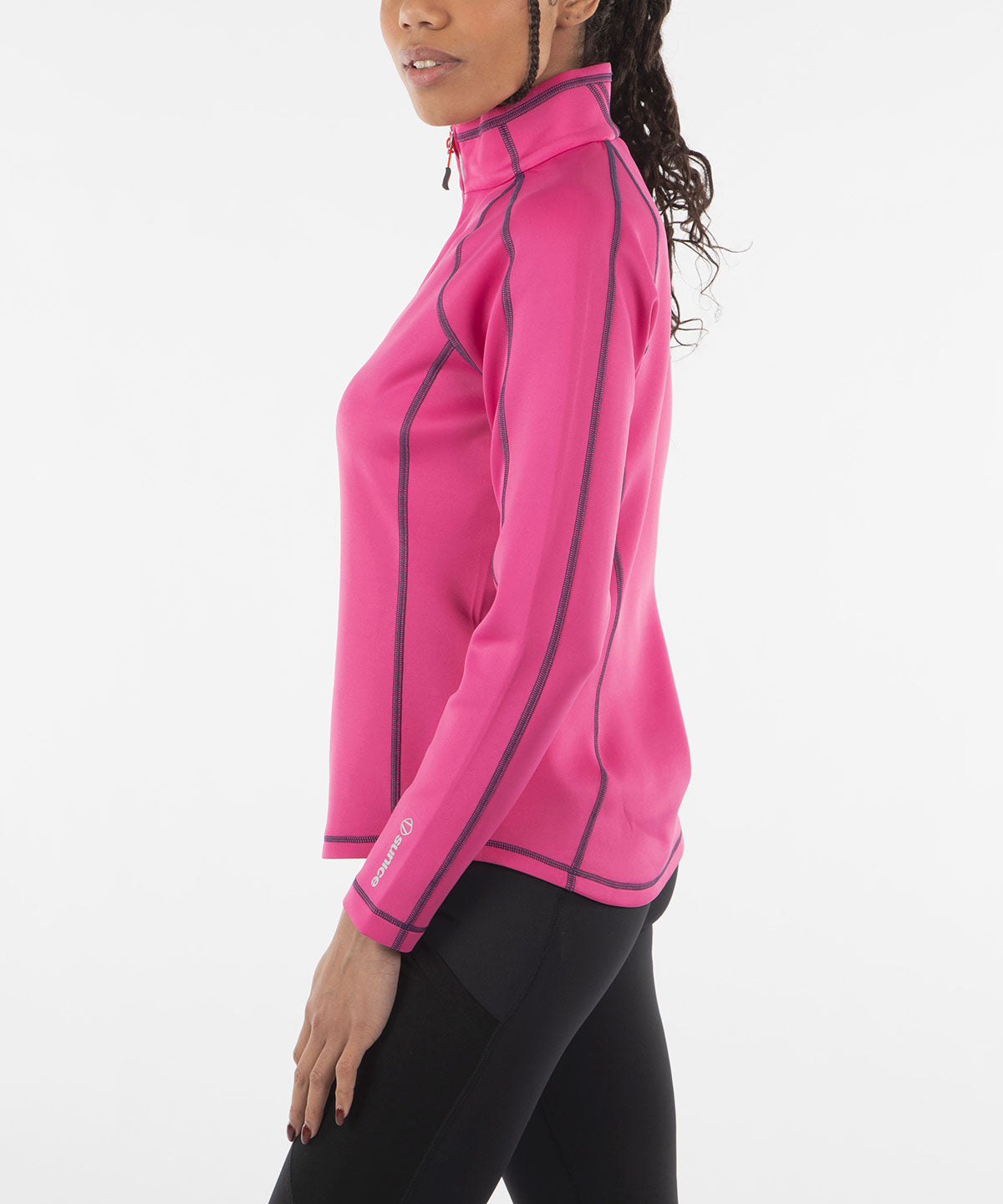 Sunice Women's Maddy Lightweight Stretch Thermal Half-Zip Pullover