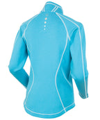 Ocean Blue Melange/Pure White