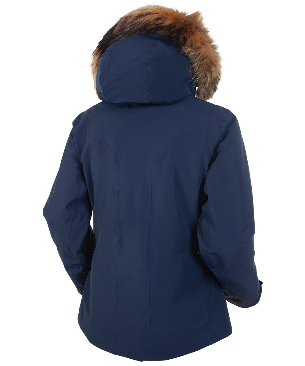 Women&#39;s Gia Insulated Jacket with Removable Fur Ruff