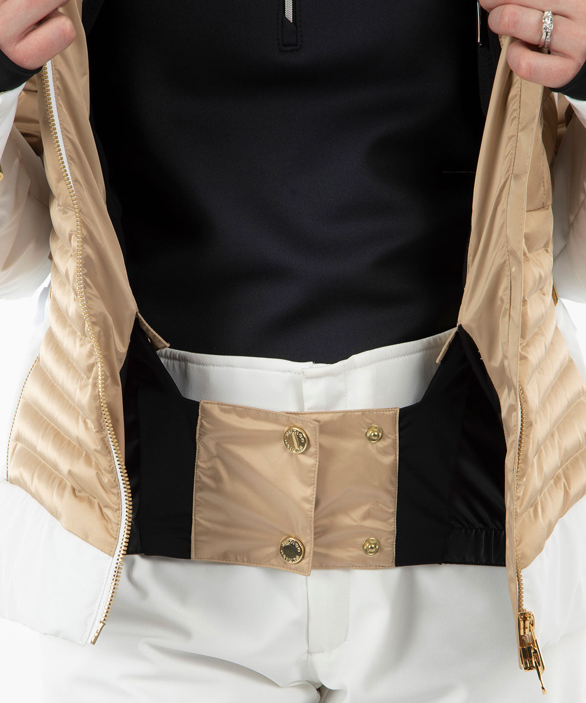 Gold/White