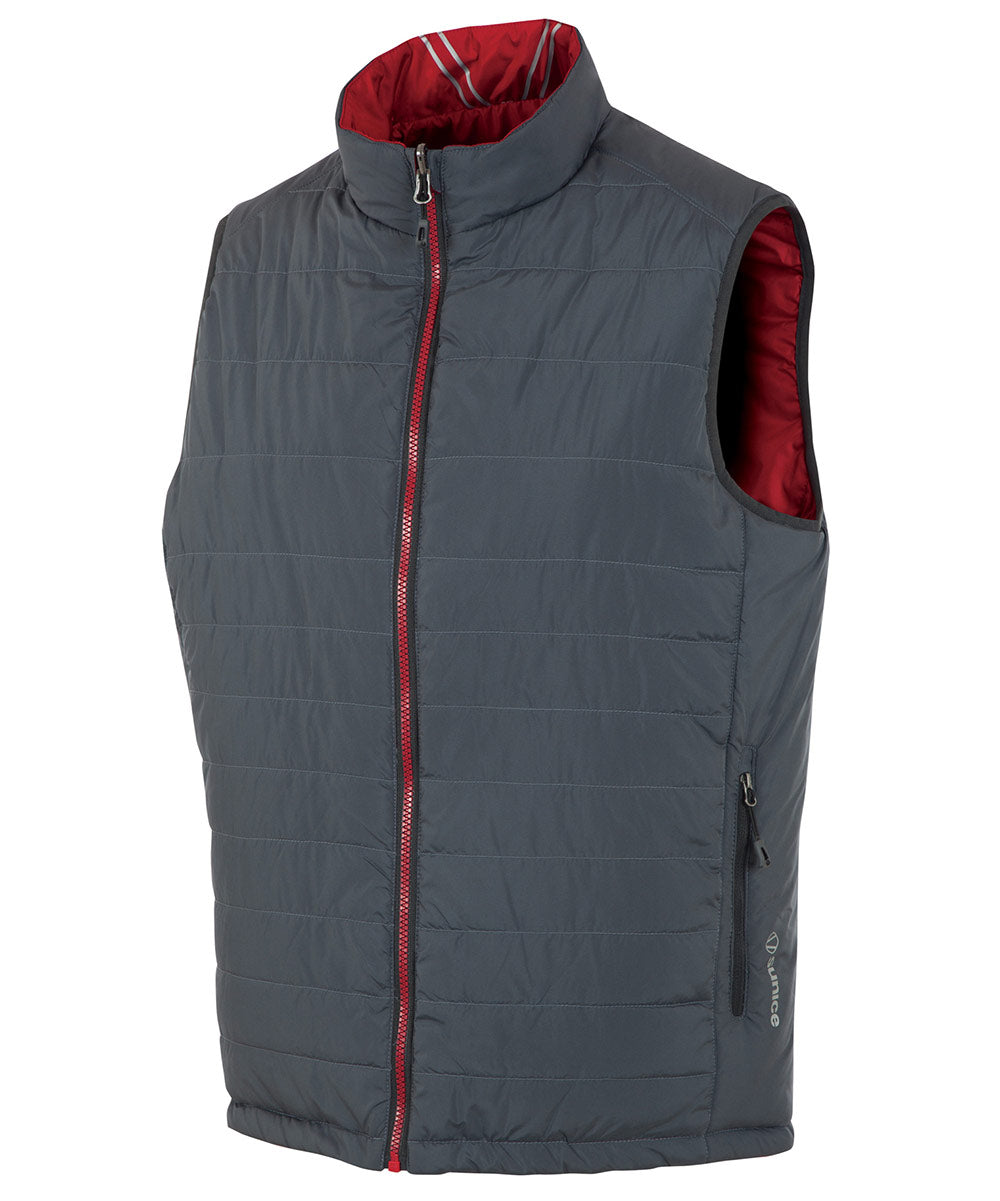 Charcoal/Brick Red