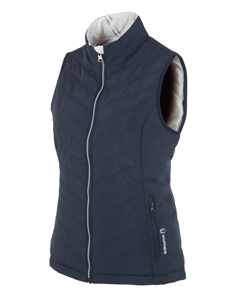 【saby / サバイ】REVERSIBLE PUFF VEST POP TRADING COMPANY REVERSIBLE SAFARI VEST WET