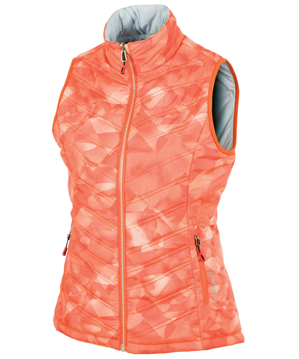Tango Orange Shadow Print/Oyster