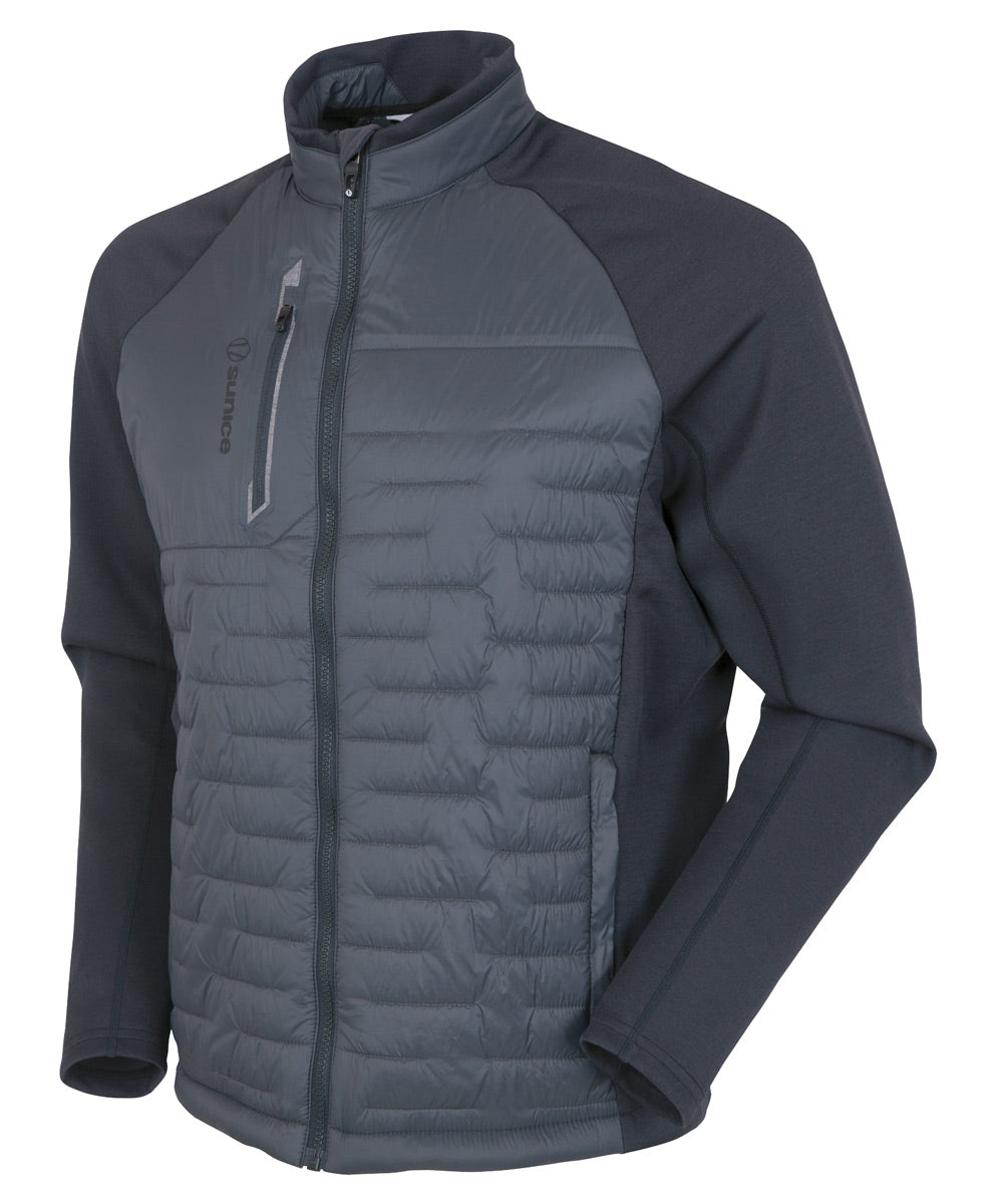 Men s Hamilton Hybrid Climaloft Lightweight Thermal Stretch Jacket Sunice